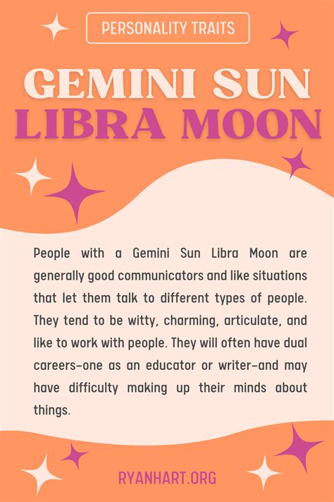 Gemini Sun Libra Moon Personality Traits Ryan Hart