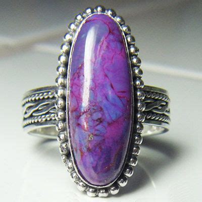 Many have been serving their communities and celebrating their clients' milestones with fine there are three ways to search for a ja member jeweler: Handmade Sterling Silver Purple Mohave Turquoise Ring ...