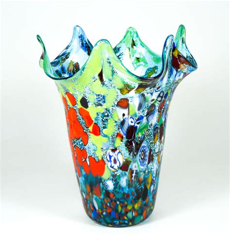 Imperio Rossi Murano Aquamarine Fazzoletto Vase With Catawiki