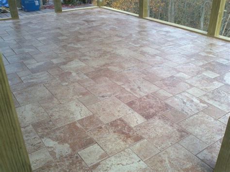 Floor & decor greensboro located in greensboro, nc. Tile floor in porch by Leisure Time decking in Greensboro ...