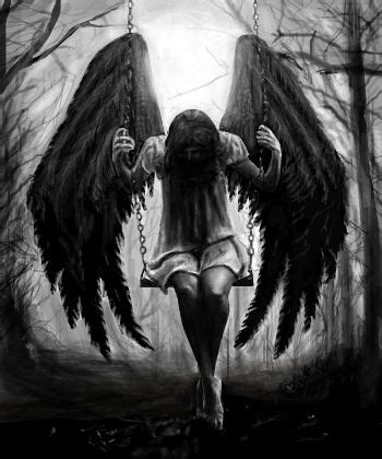 Fallen Angel por queensatan Dark angel tattoo Tatuagem de anjo caído Desenhos arte negra