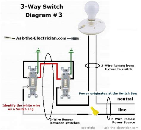 Wiring Diagrams For 3 Way Switches