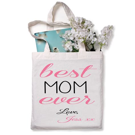 Whether you're celebrating mom's birthday, mother's day, the holidays or just want to remind her that she's loved, let shutterfly help you create the perfect gift. Personalized Best Mom Ever Tote Bag Best Gift Ideas for Moms