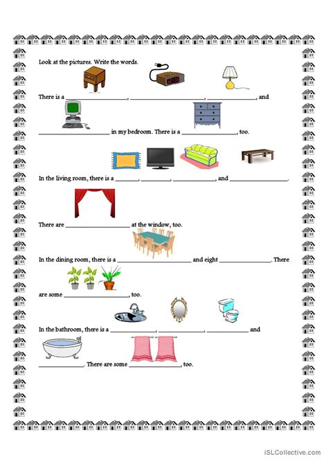 Rooms Of The House And Objects English Esl Worksheets Pdf And Doc