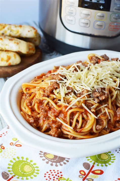 Easy Instant Pot Spaghetti With Italian Sausage Dinner In Minutes