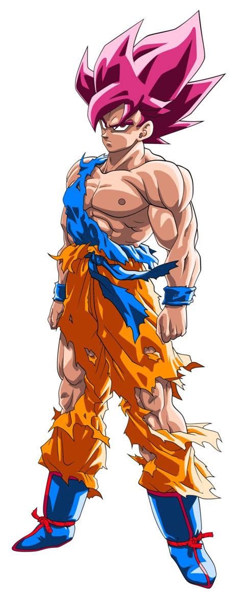The Dragon Ball Character Is Wearing Orange And Blue Pants With His