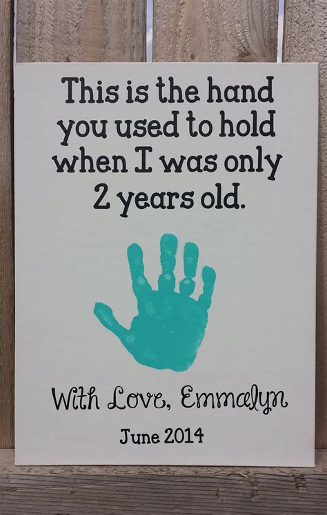 emmalyns handprint craft 2 years old june 2014 fathers daydaddys