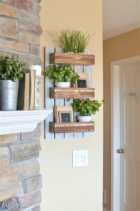 3 d living room accent wall design ideas. How To Decorate With Farmhouse Shelves - A Charming Guide