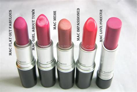My Top 5 Pink Lipsticks From Mac