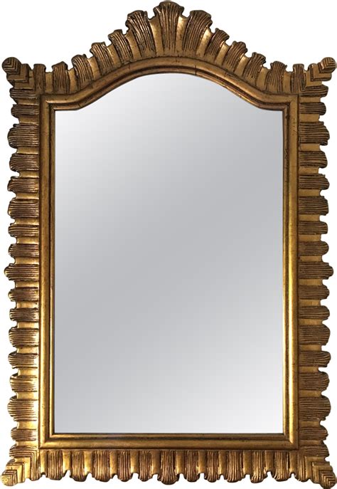Gold Leaner Mirror Framed Pink Wall Sets Small Wall Mirror Png
