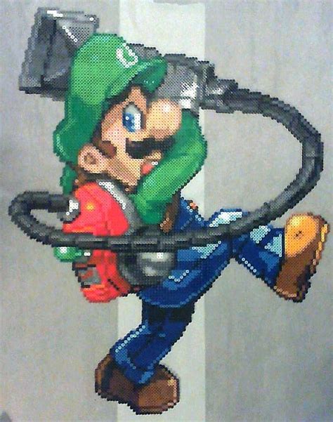 Luigi Perler Bead Sprite By Phantasm818 On Deviantart