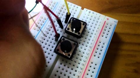 Arduino Two Button Circuit Demonstration Youtube