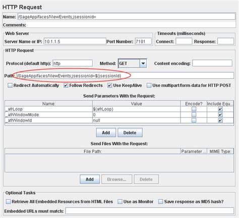 Whenever i sigin using medisense signin api, i get the jsessionid and call executes successfully but when i use this jsession id for further mediasense api calls like signout or getallactive sessions. One size doesn't fit all: Configuring Apache JMeter ...