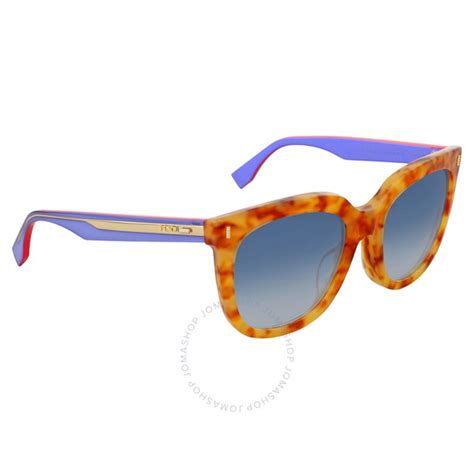 Fendi Light Havana Lilac Sunglasses Ff 0185 F S Vha8 54 827886062515 Sunglasses Jomashop