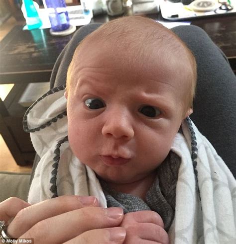 Instagram Account Shows Newborn Looking Shocked Confused And Devious