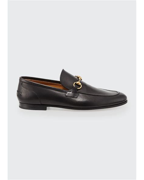 Gucci Jordaan Leather Loafer In Black For Men Lyst