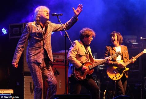 bob geldof s first gig with the boomtown rats since death of peaches daily mail online