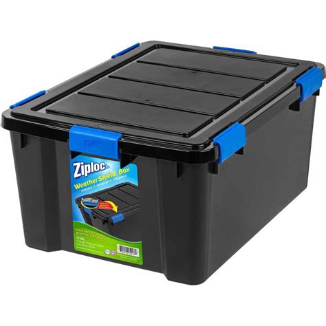 Ziploc 60 Qt. Weathershield Heavy-Duty Plastic Storage Box,1 count