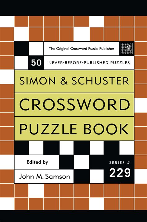 Simon And Schuster Crossword Puzzle Book 229 Book By John M Samson