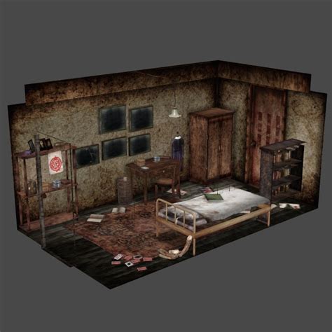 Silent Hill 3 Alessas Room By Shprops4xnalara On Deviantart