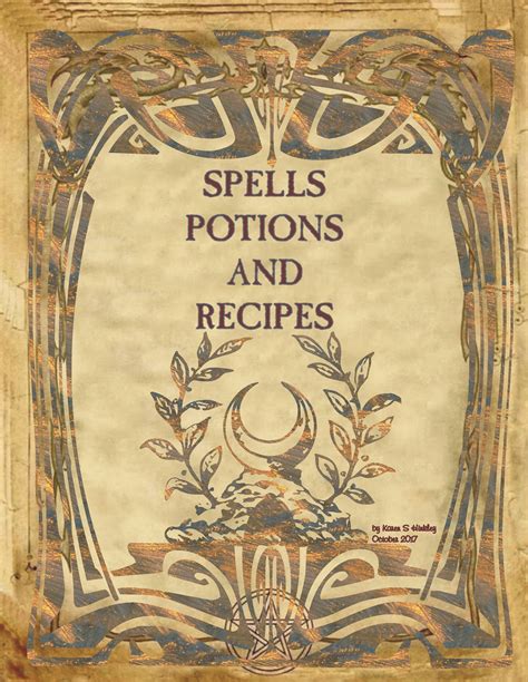 Spells Potions And Recipes Halloween Spell Book Halloween Spells