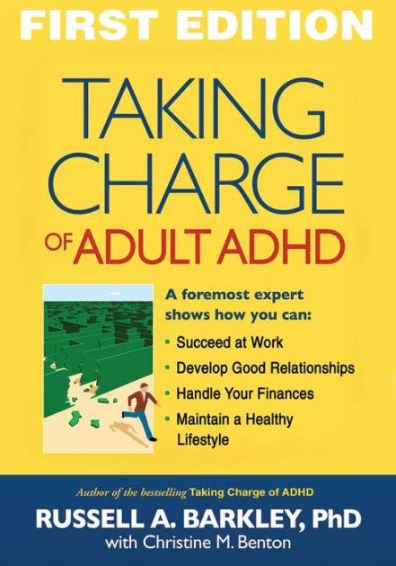 Taking Charge Of Adult Adhd Edition 1 By Russell A Barkley Phd Abpp