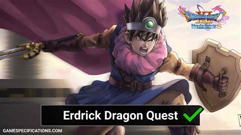 Erdrick Dragon Quest Character Guide Game Specifications