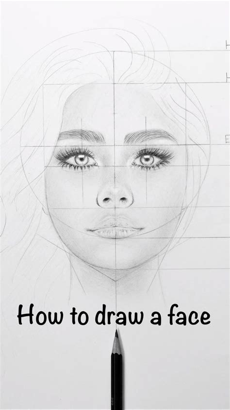 How To Draw A Face For Beginners Easy Step By Step Tutorial Video