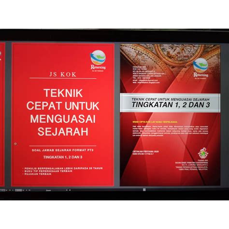 Pembekal, pengedar buku teks, buku rujukan sekolah kbsr/kbsm, majalah, jurnal, barangan cenderamata, pelbagai terbitan ilmiah dbp dan penerbitan. Buku Rujukan Sejarah Tingkatan 1,2,3 (KSSM)/PT3: Teknik ...