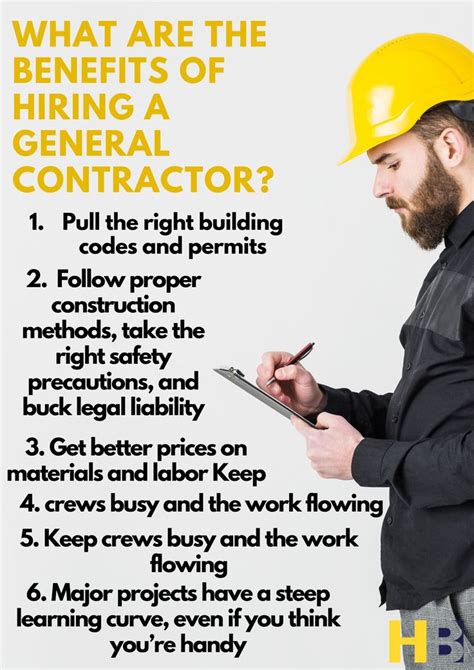 What Are The Benefits Of Hiring A General Contractor General