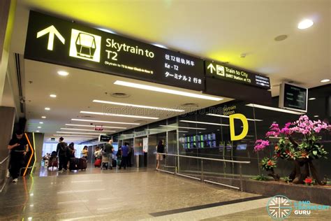Changi Airport Skytrain Public Area Station D Terminal 1 Land