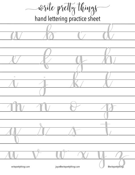 Calligraphy Guidelines Printable Printable Word Searches