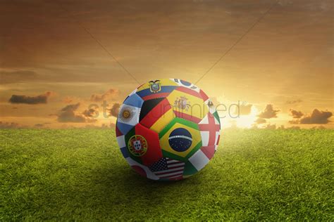 Totes les ofertes i demandes de treball d'andorra. World flags soccer ball on a playing field Stock Photo ...
