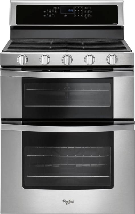 Whirlpool 60 Cu Ft Self Cleaning Freestanding Double Oven Gas