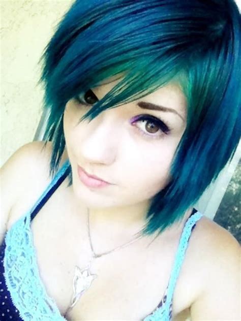You will need to frequently straighten your hair, blow dry it and also visit the barber frequently for trimming, guiding and overall maintenance of your hair. Blue Short Hair Tumblr Leda monster bunny short blue ...
