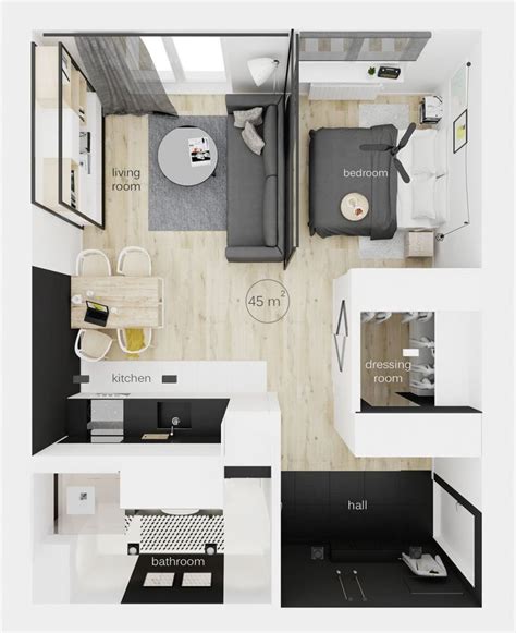15 Best Studio Apartment Layout That Really Work Futurian Modern