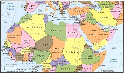33 North Africa And Southwest Asia Middle East Map Maps Database Source