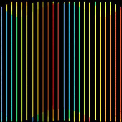 Rainbow Colors Lines Hexeosis Loading