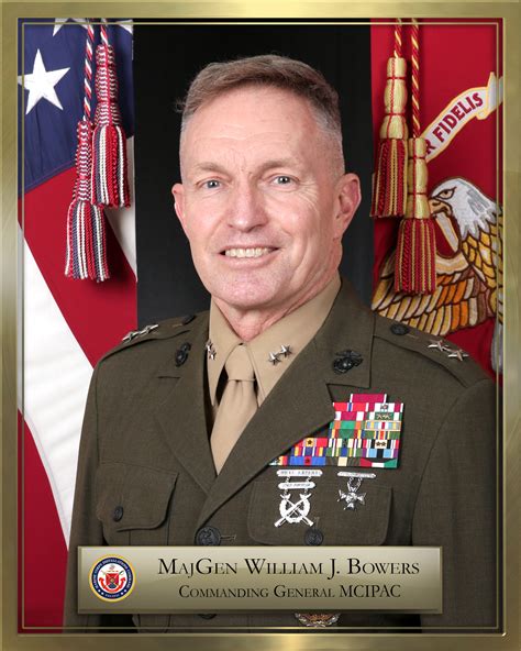 Major General William J Bowers Marine Corps Installations Pacific