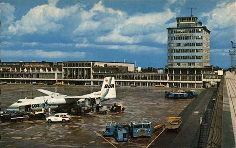 Manchester Ringway Airport England Greater Manchester Postcard