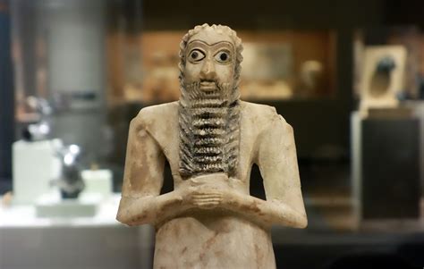 Standing Male Worshipper 27502600 Bce Early Dynastic Period Ii