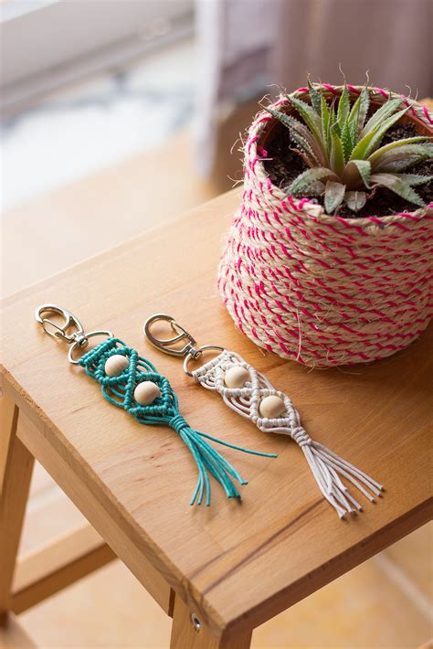 Diy Beaded Macrame Keychains Fiskars Unboxing — Curly Made