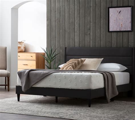 Brookside Sara Upholstered Full Bed With Horizontal Channels