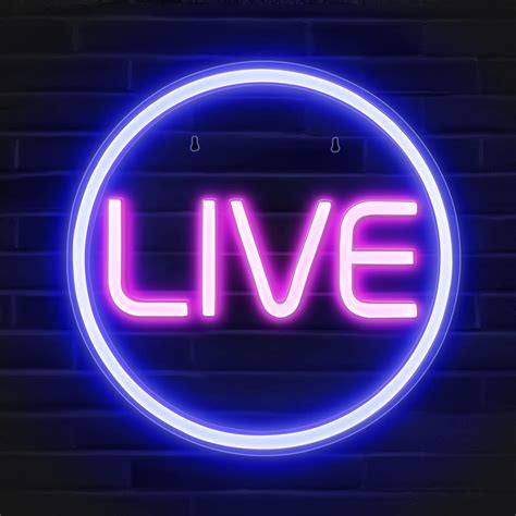 Lumoonosity Live Neon Signs Led Live On Air Neon Lights For Twitch