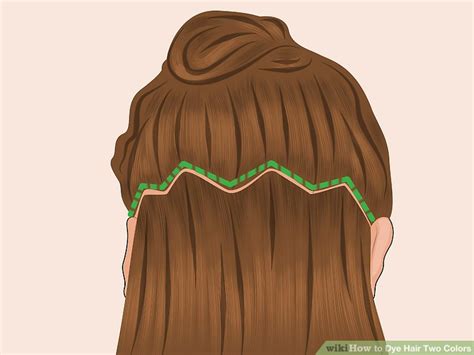 Others color only the bottom part of the hair while others color from the roots only. 3 Ways to Dye Hair Two Colors - wikiHow