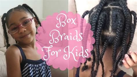 See 31 gorgeous braid hairstyles for black women and kids. Box Braids For Kids: Natural Hair | ShelbyVille - YouTube