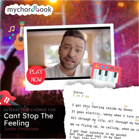 Justin Timberlake Cant Stop The Feeling Chords