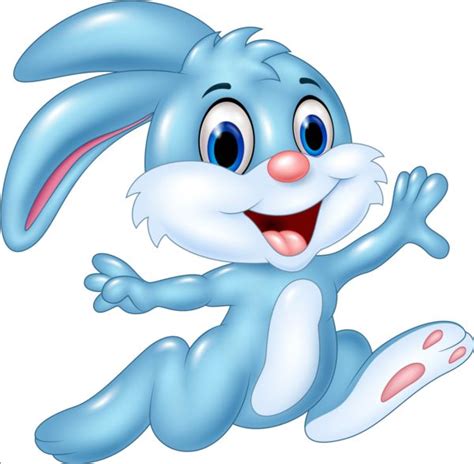 Cute Cartoon Rabbit Design Vector 01 Free Download