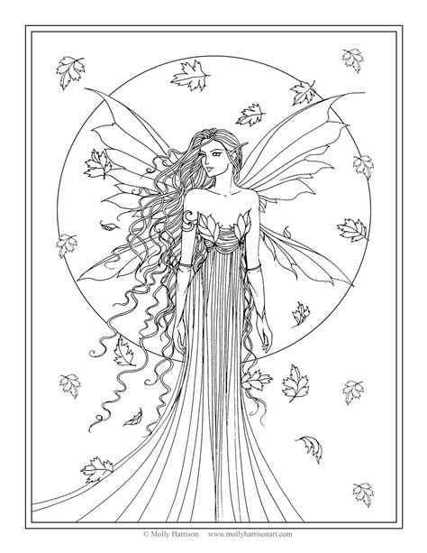 Printable Fairy Coloring Pages For Adults At Getdrawings Free Download