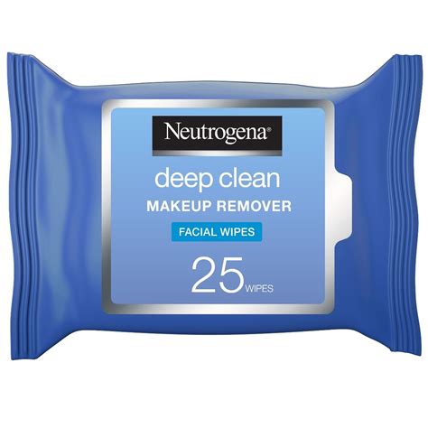 Buy Neutrogena Deep Clean Make Up Remover Facial Wipes 25 Wipes Online
